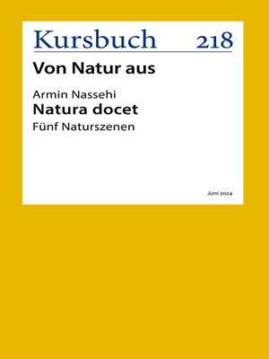 cover image of Natura docet